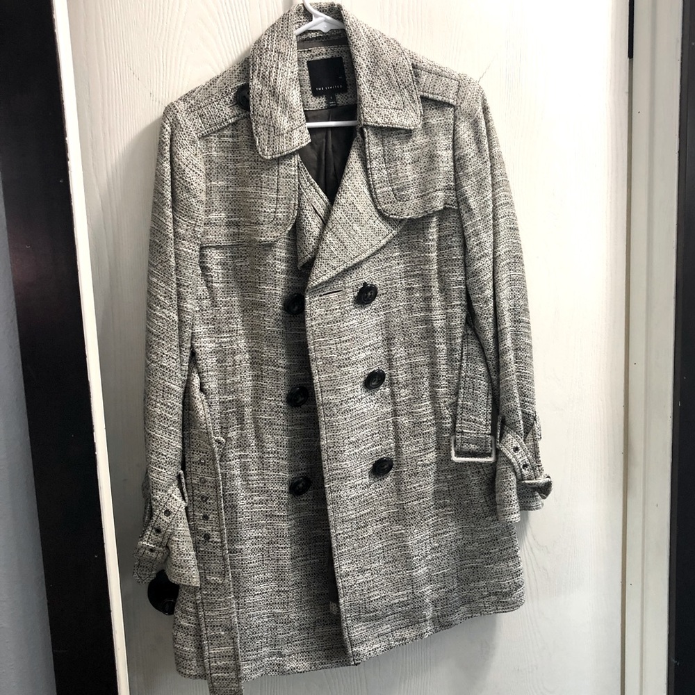 The Limited brand jacket, gray, size small.